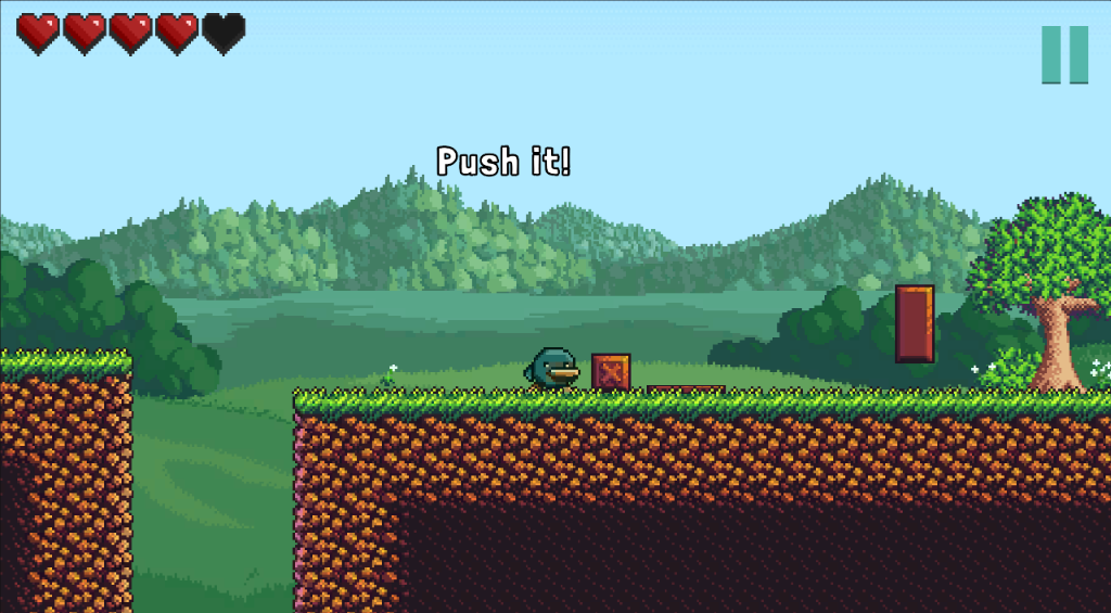 MarsLune Screenshot - Push puzzle