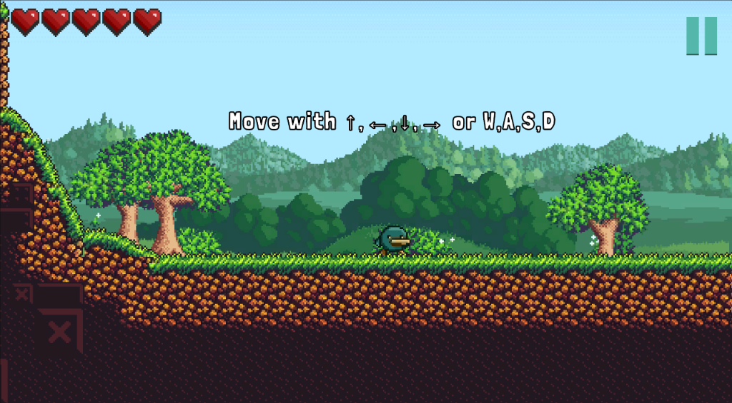 MarsLune Screenshot - Movement tutorial