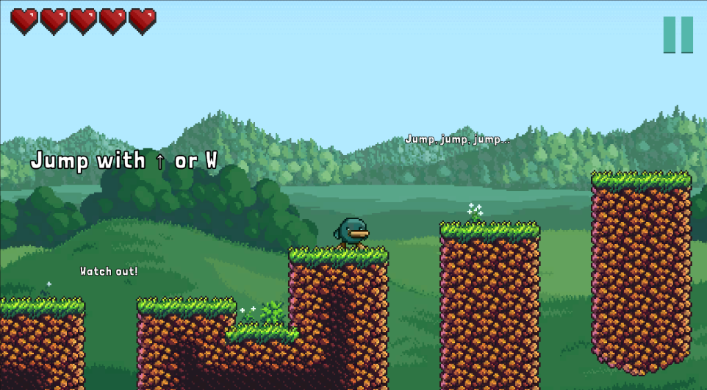 MarsLune Screenshot - Jumping platforms